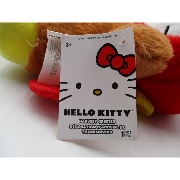 Sanrio Hello Kitty 18" Thanksgiving Harvest Fall Autumn Turkey Plush Greeter - Picture 7 of 11